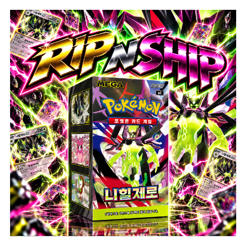 Pokémon TCG Nihil Zero Korean Booster Box - Premium Collector Edition - Rip N Ship