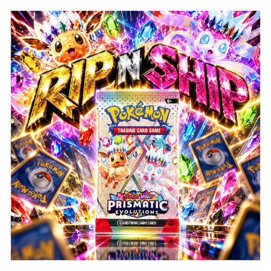 Pokémon TCG: Scarlet & Violet - Prismatic Evolutions Booster Pack | Rip N Ship