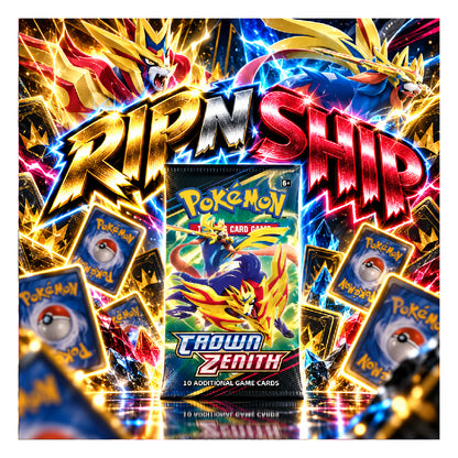 Pokémon TCG: Sword & Shield - Crown Zenith Booster Packs | Rip N Ship