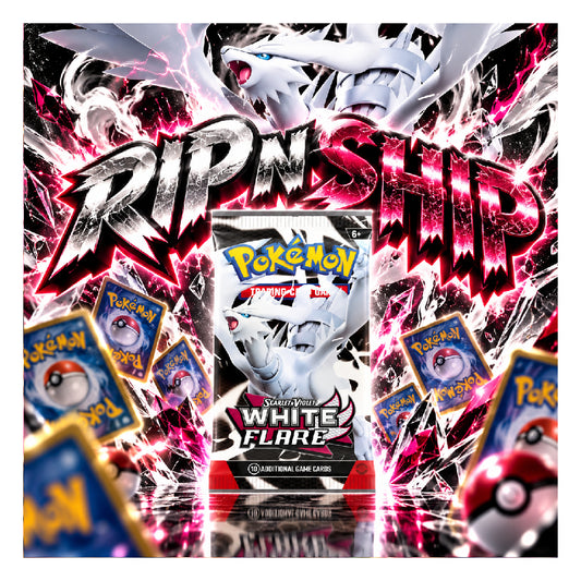 Pokémon TCG: Scarlet & Violet 10.5 - White Flare Binder Booster Pack | Rip N Ship