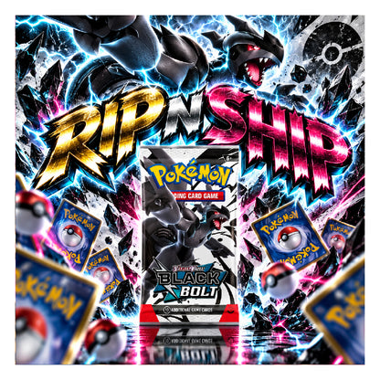 Pokémon TCG: Scarlet & Violet 10.5 - Black Bolt Booster Pack | Rip N Ship