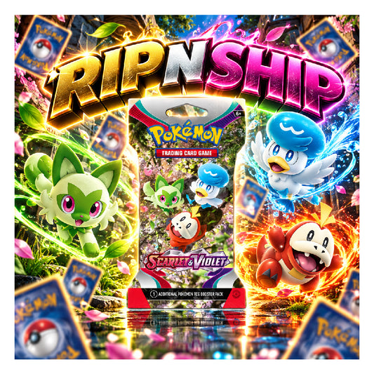 Pokémon TCG: Scarlet & Violet Sleeved Booster Packs | Rip N Ship