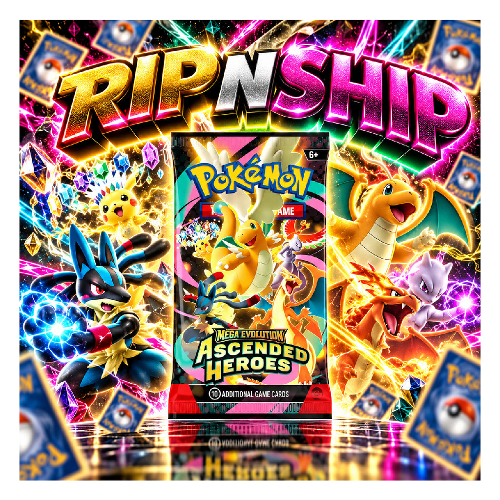 Pokémon TCG: Mega Evolution - Ascended Heroes Booster Pack | Rip N Ship