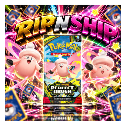 Pokémon TCG: Mega Evolution - Perfect Order English Booster Pack | Rip N Ship
