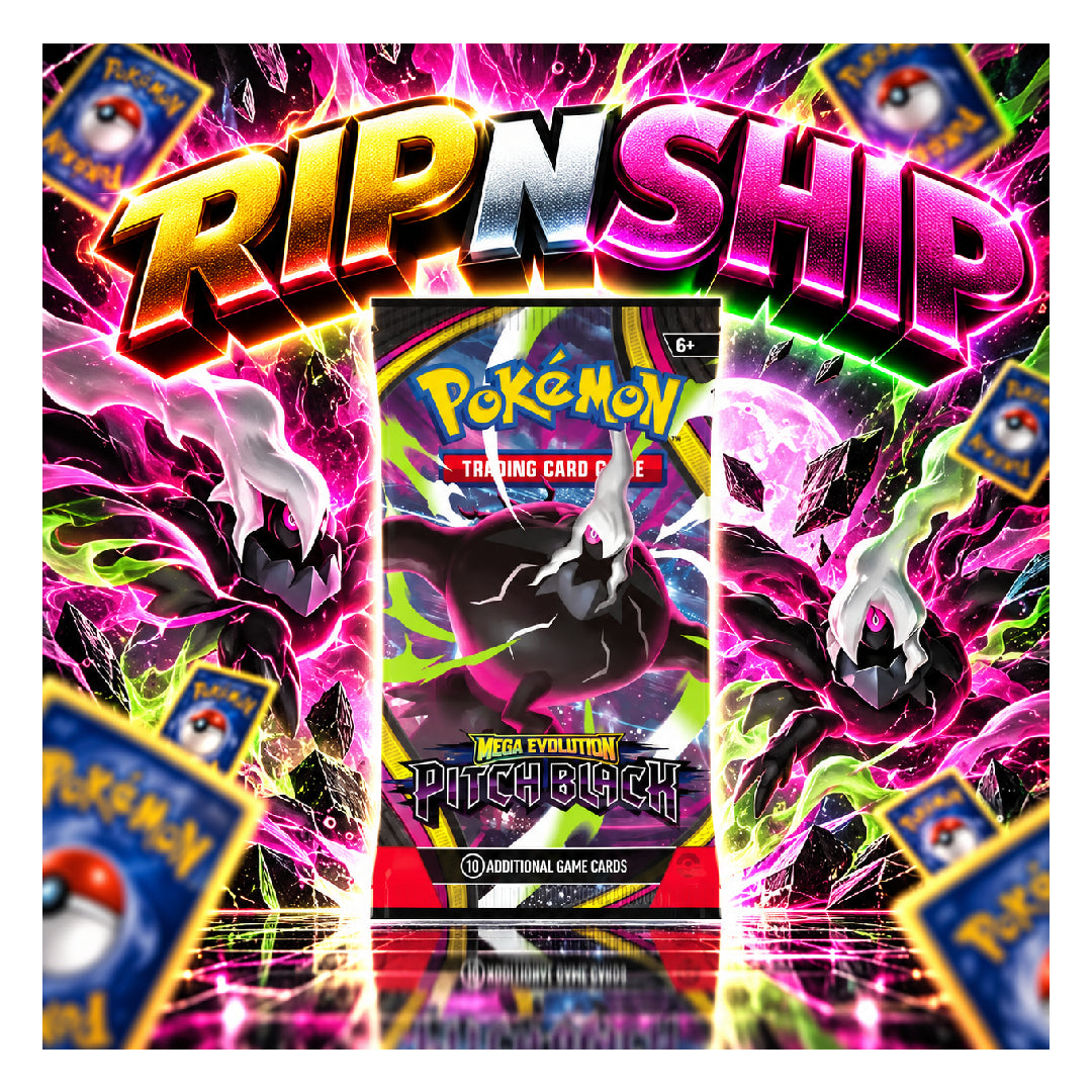 Pokémon TCG: Mega Evolution - Pitch Black Booster Pack | Rip N Ship