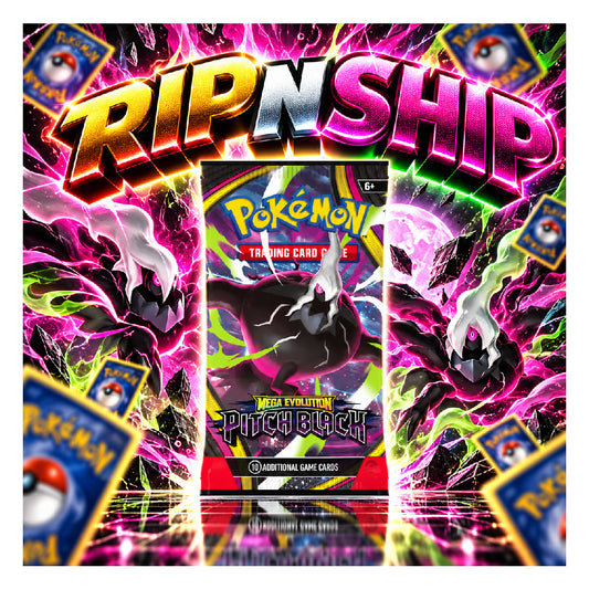 Pokémon TCG: Mega Evolution - Pitch Black Booster Pack | Rip N Ship