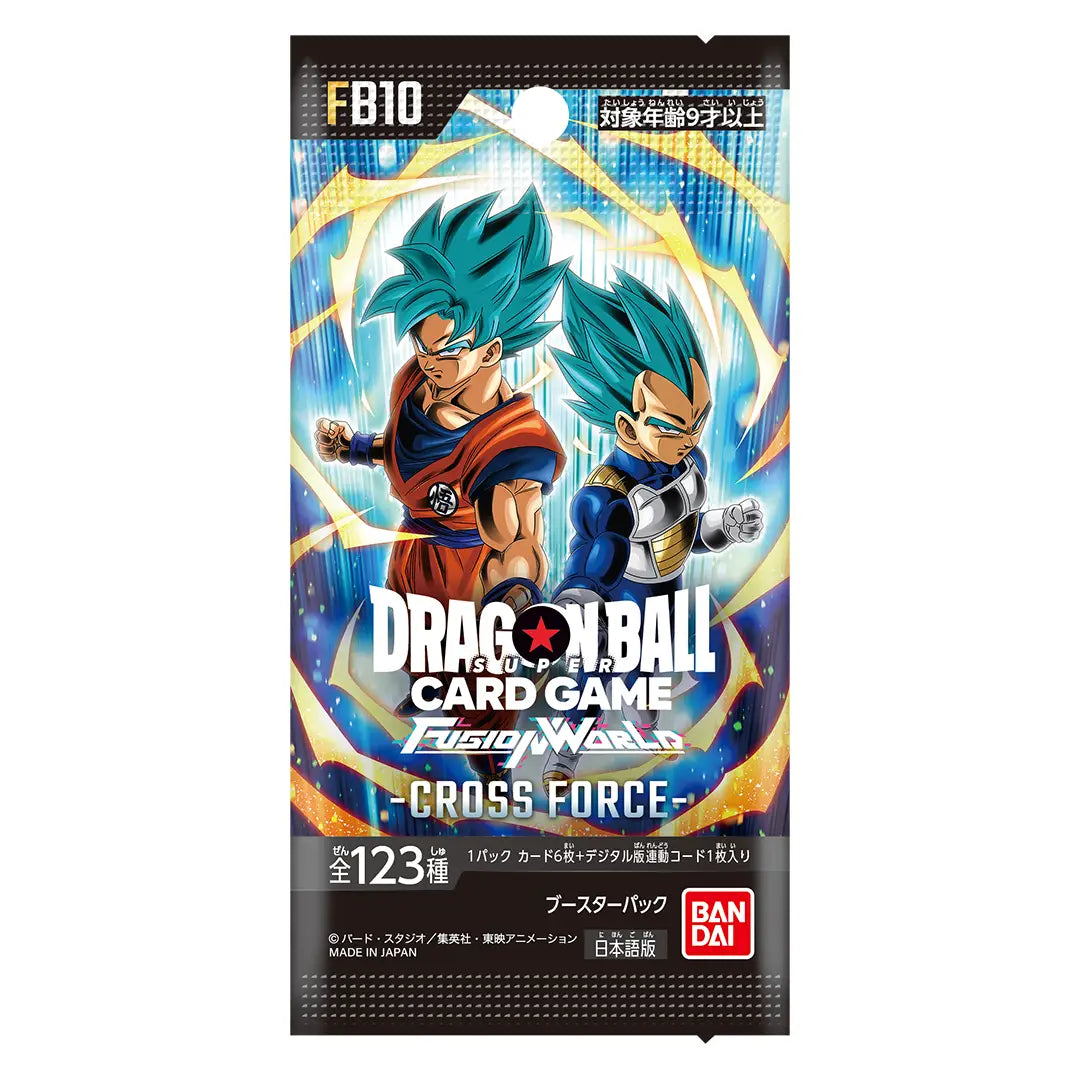Dragon Ball Super Card Game Fusion World FB10 Cross Force Japanese Booster Pack