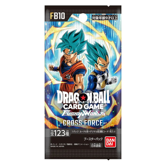 Dragon Ball Super Card Game Fusion World FB10 Cross Force Japanese Booster Box