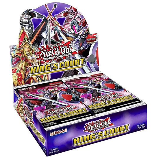 YuGiOh King's Court Booster Box (24 Packs, 7 Cards per Pack)