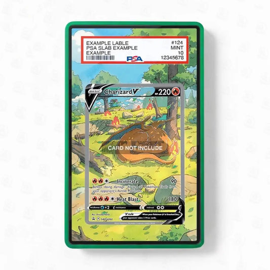 Charizard V 2022 Pokémon Sword & Shield Extended Art Graded Magnetic Display Case