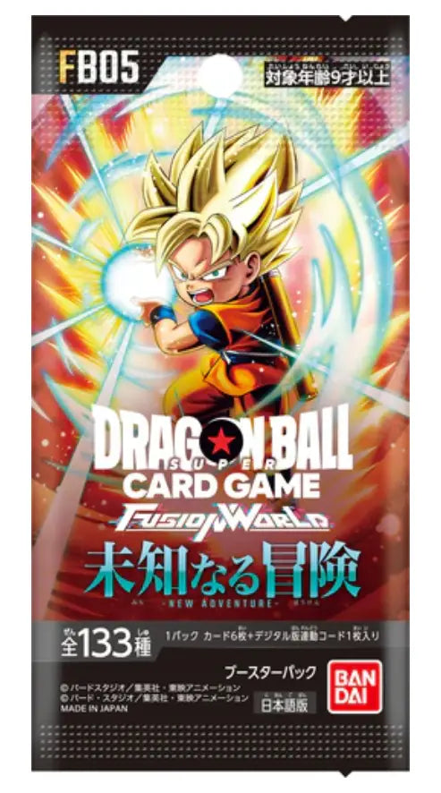 Dragon Ball Super Card Game Fusion World New Adventure FB05 (Japanese Version)