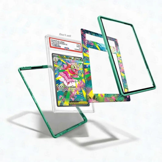 Mega Meganium ex 272/217 Extended Art Graded Magnetic Display Case