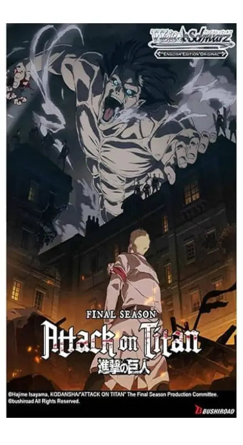 Weiss Schwarz: Attack On Titan: Final Season - Booster Pack English - PokeTCG