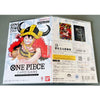 One Piece Card Game packaging with character illustration on a gray background