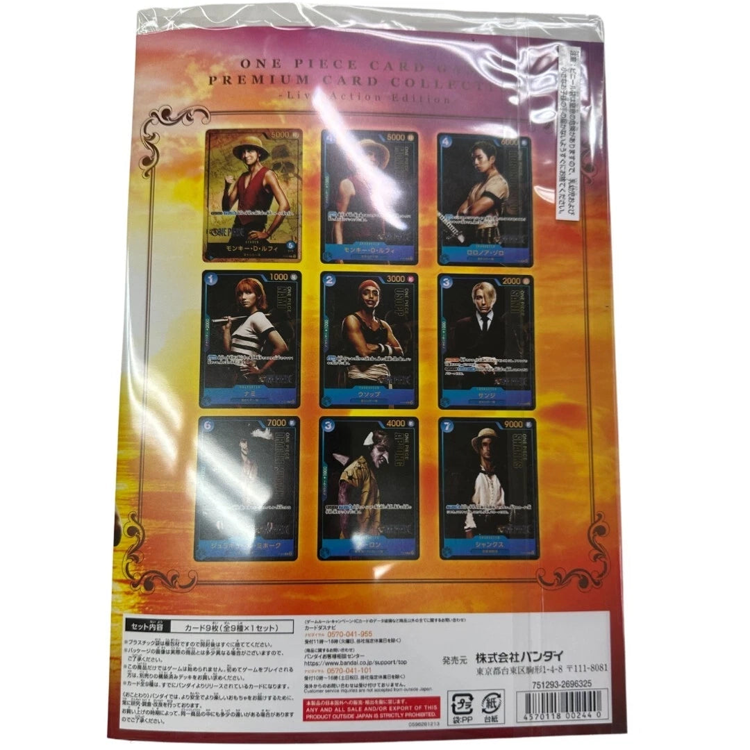 ONE PIECE Card Game Japanese Live Action Edition collectible cards