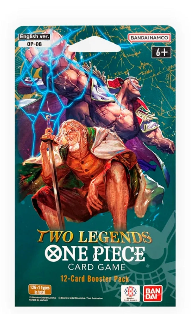 ONE PIECE Card Game OP-08 Two Legends English sleeved booster pack