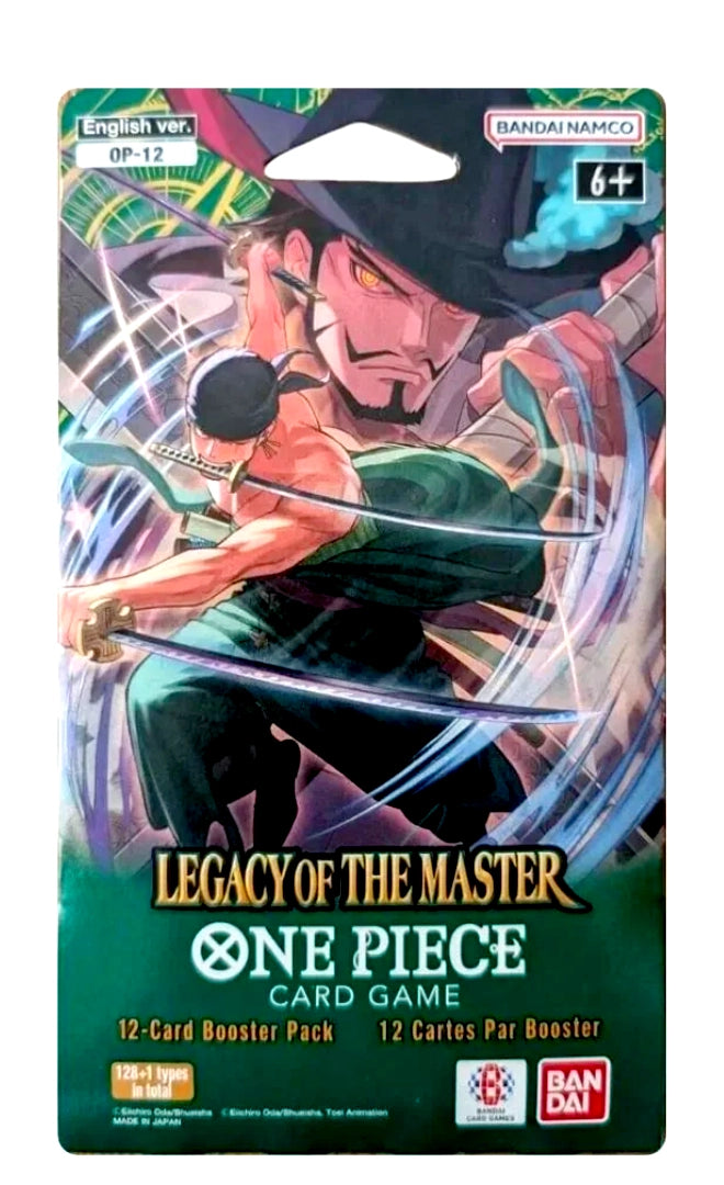 ONE PIECE Card Game OP-12 Legacy of the Master English sleeved booster pack