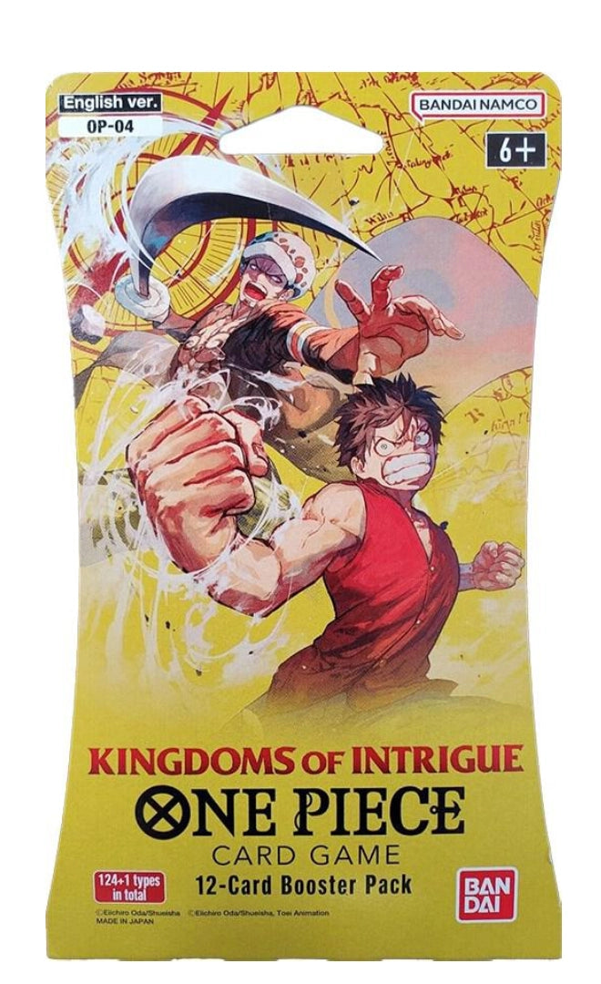 sealed ONE PIECE OP-04 Kingdoms of Intrigue English booster pack