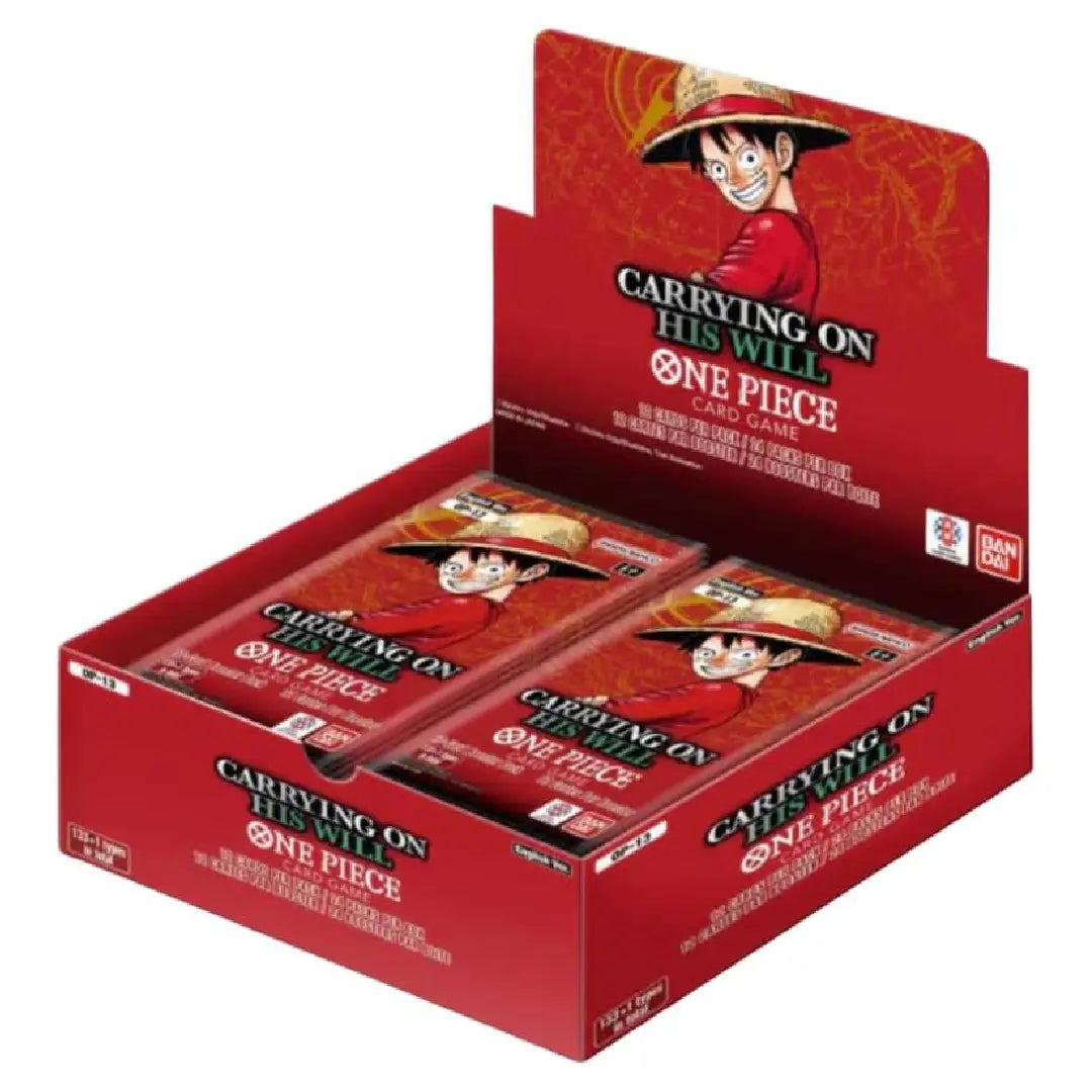 One Piece TCG OP-13 Carrying on His Will Booster Box – English Edition (24 Packs)