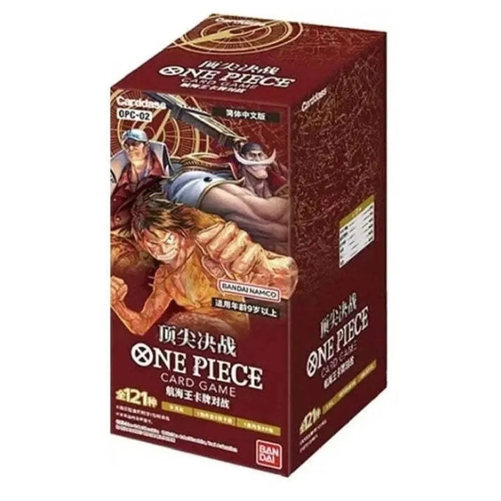 One Piece OP-02 Paramount War Chinese Booster Box – Simplified Chinese Edition Factory Sealed