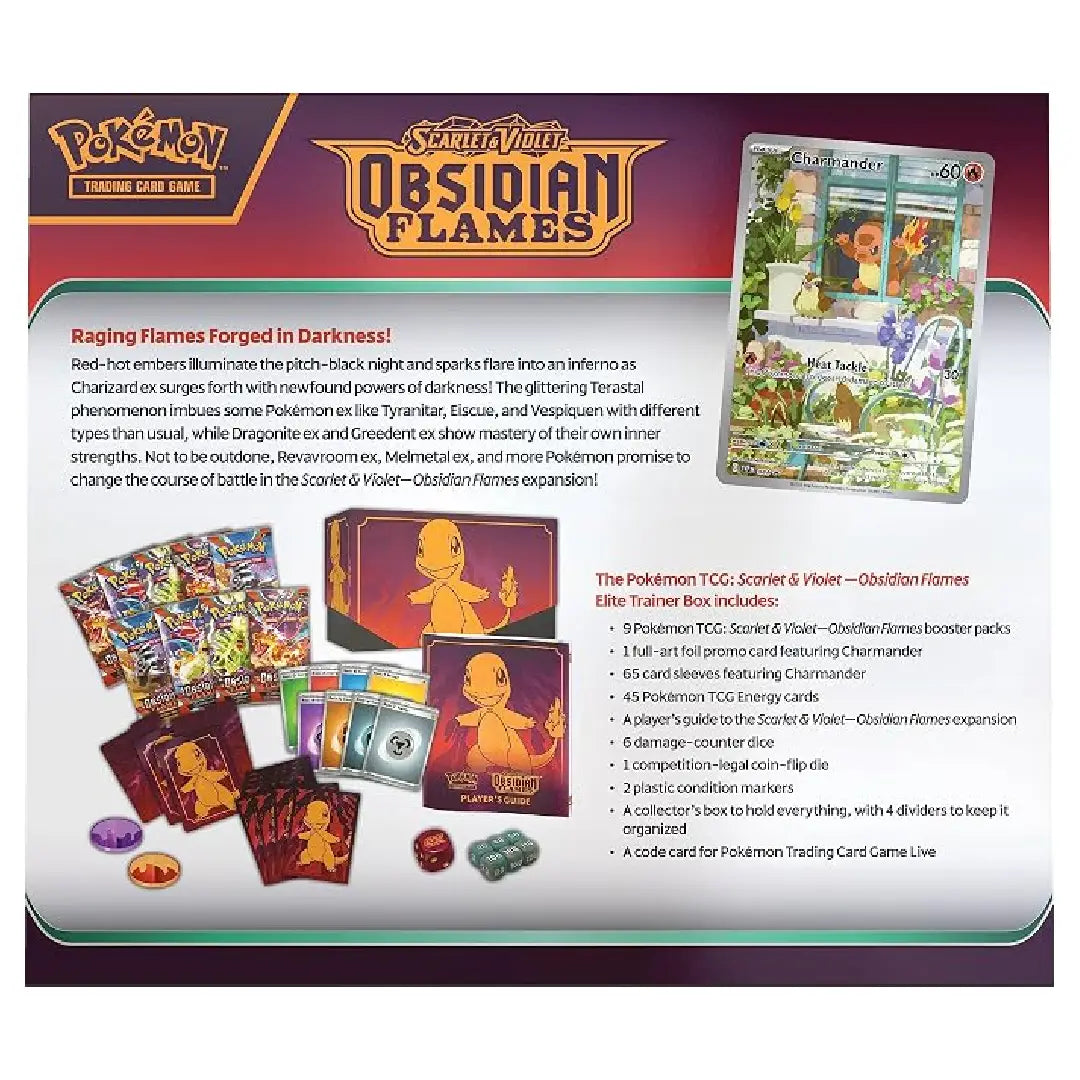 Pokémon TCG Obsidian Flames Elite Trainer Box – Scarlet & Violet Premium Collection