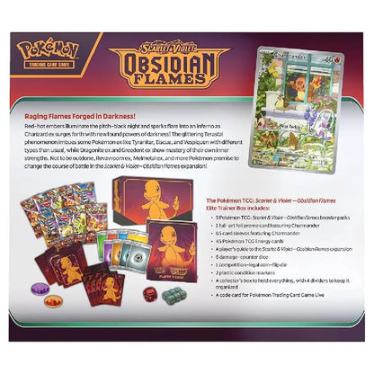 Pokémon TCG Obsidian Flames Elite Trainer Box – Scarlet & Violet Premium Collection