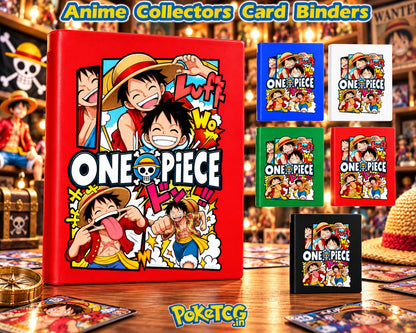 One Piece Anime Card Binder Collection for Trading Card Storage and Protection
