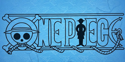 One Piece Blue Logo Gaming Mousepad Extended Desk Mat - PokeTCG