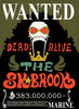 One Piece Brook Wanted Poster Soul King Dead or Alive Anime Wall Art - PokeTCG