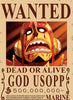One Piece God Usopp Wanted Poster Dead or Alive Anime Wall Art - PokeTCG