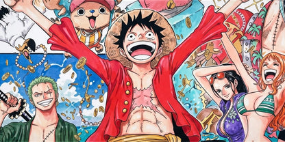 One Piece Luffy Zoro Sanji Ace Law Gaming Mousepad Extended Anime Desk Mat Pirate Legends Design - PokeTCG