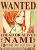 One Piece Nami Wanted Poster Dead or Alive Anime Wall Art Pirate Bounty - PokeTCG