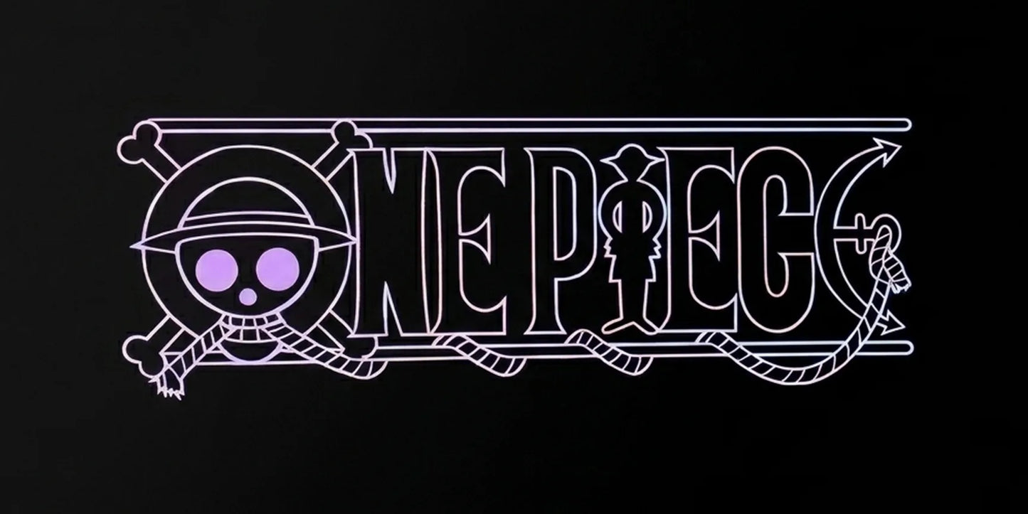 One Piece Neon Logo Gaming Mousepad Extended Desk Mat - PokeTCG