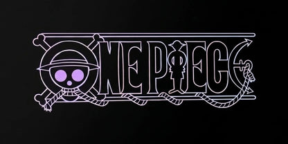 One Piece Neon Logo Gaming Mousepad Extended Desk Mat - PokeTCG