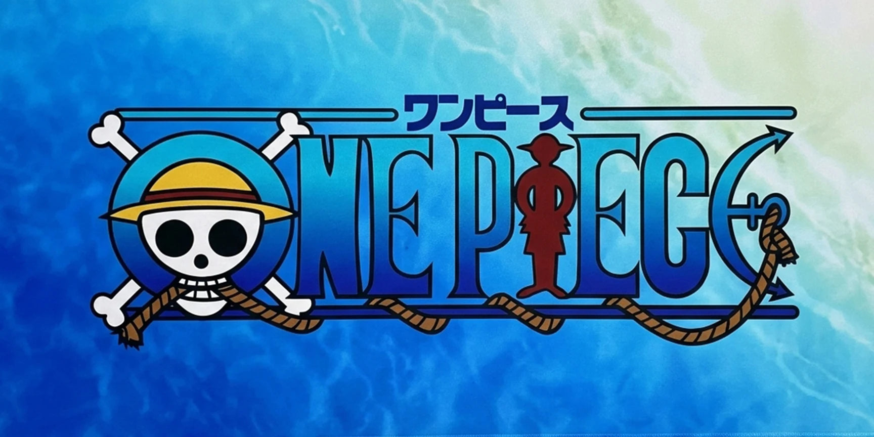 One Piece Ocean Blue Logo Gaming Mousepad Extended Desk Mat - PokeTCG