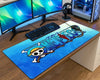 One Piece Ocean Blue Logo Gaming Mousepad Extended Desk Mat - PokeTCG
