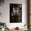 One Piece Roronoa Zoro Wanted Poster Black Gold Edition Dead or Alive Anime Bounty Wall Art Luxury Zoro Poster - PokeTCG