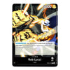 A Rob Lucci trading card from the GTO 707 set, featuring artwork of Rob Lucci in a white hat and sunglasses with a tiger, on a black background.