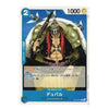 A single trading card featuring the character Dubard from One Piece, with Japanese text and game mechanics printed on it, shown against a plain white background.