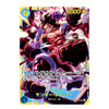 A single collectible trading card featuring anime artwork of Monkey D. Luffy from One Piece, with Japanese text and game-style stats including 8000唏 and a blue number 8 in the top left corner.