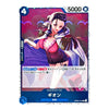 A Japanese character trading card featuring Gion from The Seven Deadly Sins, with anime artwork, blue and purple borders, and game text including '5000' and '4'.
