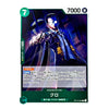 A Japanese trading card featuring the characterクロ (Kuro) from the anime series The Seven Deadly Sins, with a dark blue and black illustration, green borders, and Japanese text.