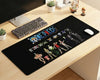 One Piece Straw Hat Crew Evolution Gaming Mousepad Anime Desk Mat XL Luffy Zoro Sanji Crew Lineup - PokeTCG