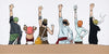 One Piece Straw Hat Crew Minimalist Gaming Mousepad Anime Desk Mat Luffy Zoro Sanji Nami Chopper Design XL - PokeTCG
