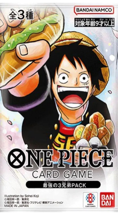 One Piece Strongest Three Brothers Promo Pack – 2024 Bandai Japanese Edition