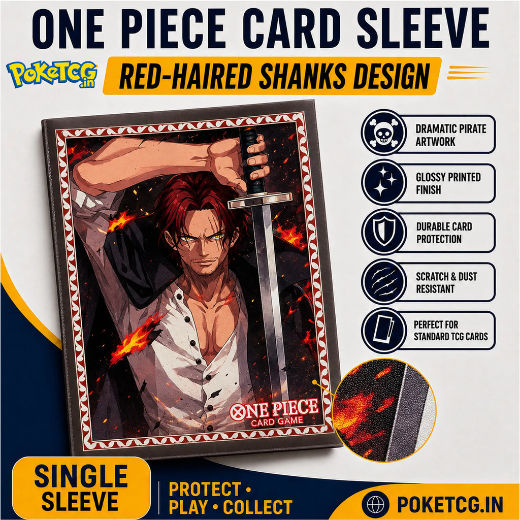 One Piece TCG: Official Shanks Card Sleeves  - PokeTCG.in