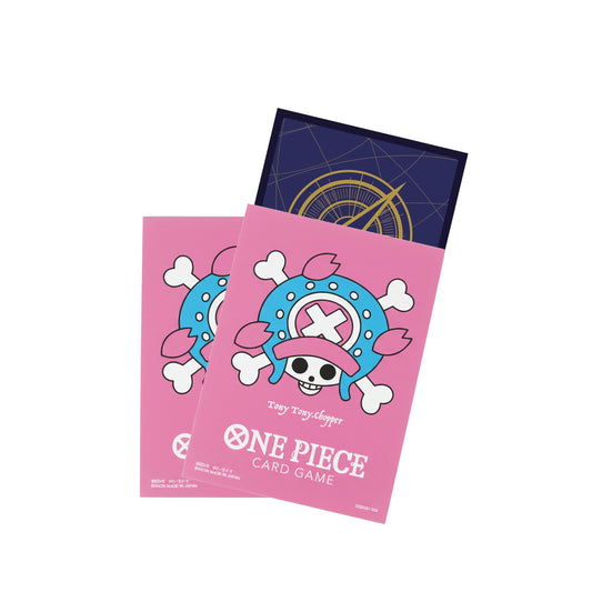 Official Bandai One Piece Card Game Premium Matte sleeves featuring a cute and courageous Tony Tony Chopper illustration from the Vol. 4 collection.