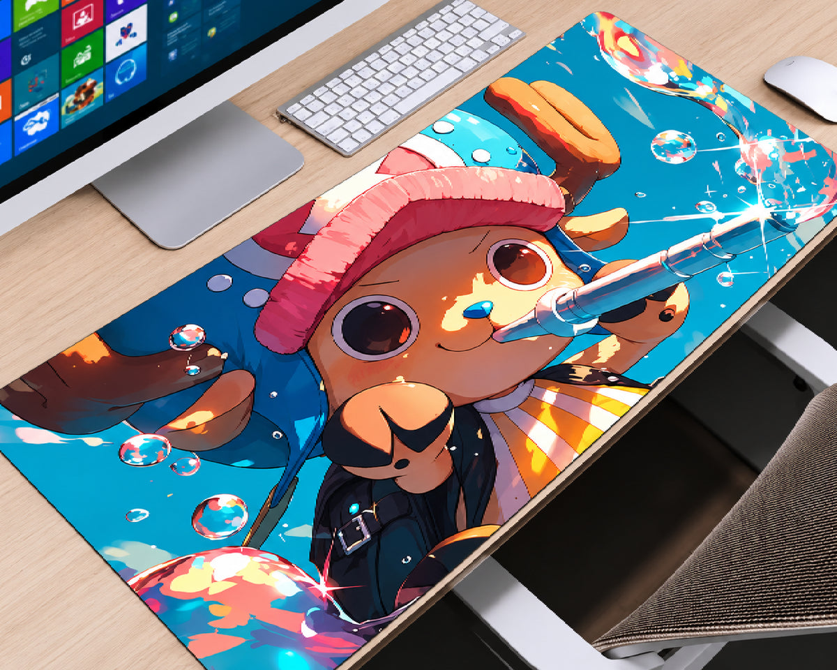 One Piece Tony Tony Chopper Bubble Wand Anime Gaming Mouse Pad Design
