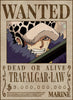 One Piece Trafalgar Law Wanted Poster Dead or Alive Anime Bounty Wall Art Surgeon of Death Poster Decor - PokeTCG