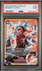 A graded One Piece trading card of Monkey D. Luffy, PSA graded 9, sealed in a clear protective plastic holder.